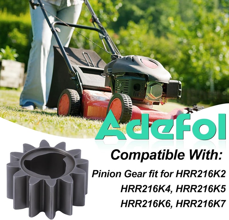Adefol 4 Pack 42661-VE2-800 Pinion Gear - 12 Teeth Drive Gear for Honda HRM215 HRB215 HRS216 Lawn Mower, 12T Pinion Gear Lawn Mower Parts Fits HRB216K4 HRB216K5 Models Replace 42661-VE2-800 - Image 2